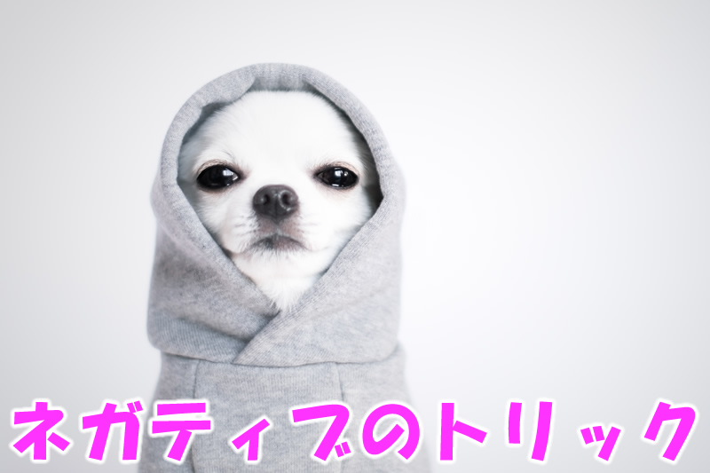 ネガティブのトリック