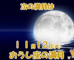 ２０１９年１１月おうし座の満月