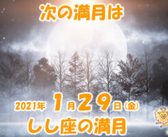 ２０２１年１月２９日しし座の満月