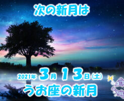 ２０２１年３月新月メッセージ