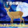 ７月の満月は「バックムーン（Buck Moon）」