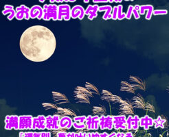今夜は十五夜＆うおの満月