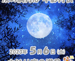 ２０２３年５月さそり座の満月メッセージ（半影月食）