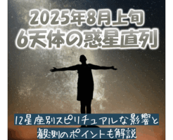 2025年8月10日_6天体の惑星直列