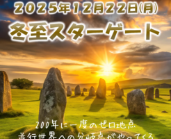 2025年12月22日は冬至スターゲート