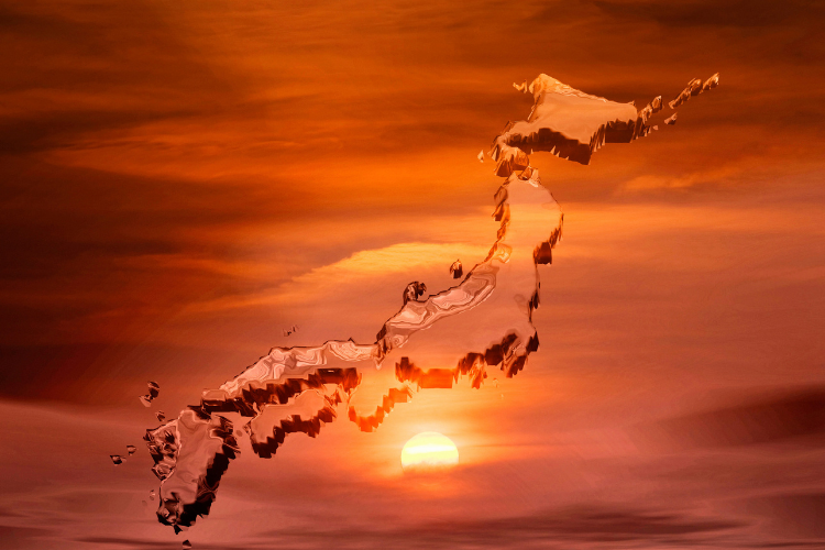 陰陽の軸が日本に